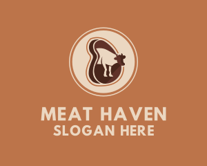 Beef Meat Steakhouse logo design