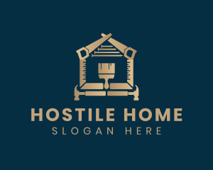 Home Construction Tools logo design