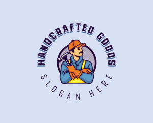 Carpenter Handyman Hammer logo