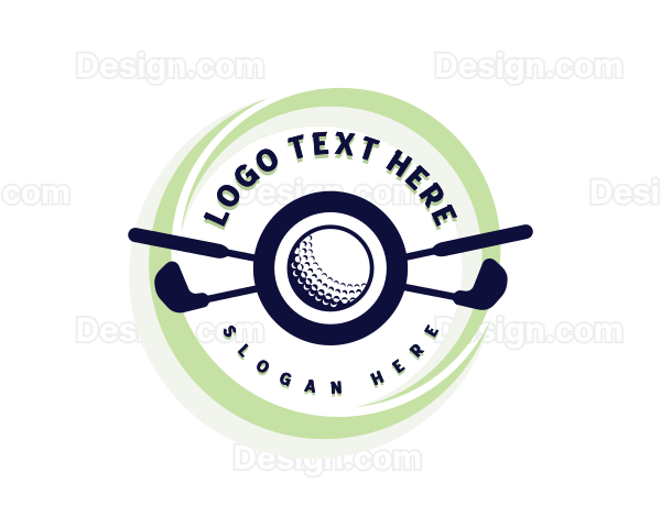 Golf Club Sport Ball Logo