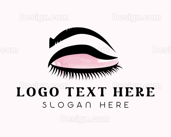 Eye Makeup Beauty Logo