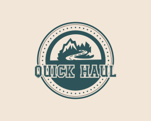 Mountain Road Badge Logo