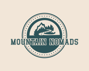 Mountain Road Badge logo design