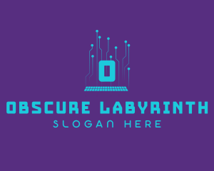 Cyber Circuit App logo design