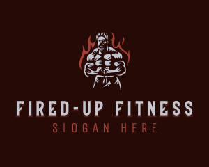 Fire Strong Man logo