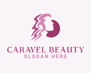 Woman Hair Salon logo design