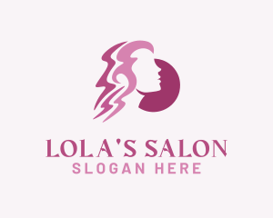 Woman Hair Salon logo design