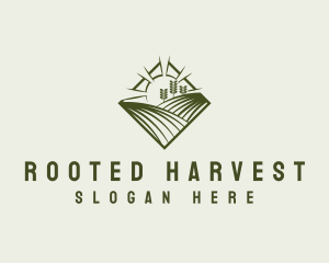  Agriculture Farm Field logo design