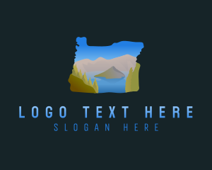 Oregon Mountain Lake logo