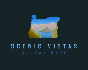 Oregon Mountain Lake logo