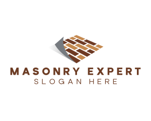 Tile Flooring Construction logo design