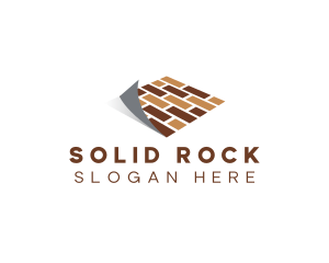 Tile Flooring Construction logo design