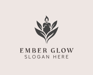 Leaf Candle Light logo