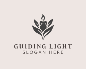 Wax Candle Light logo design