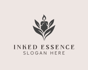 Wax Candle Light logo design