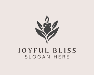 Wax Candle Light logo design