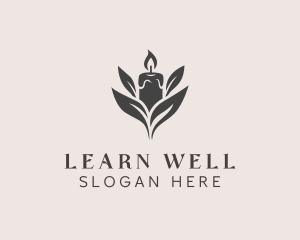 Wax Candle Light logo design