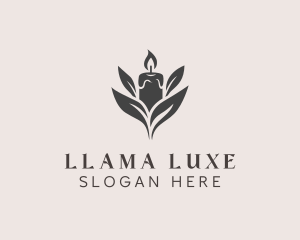 Wax Candle Light logo design