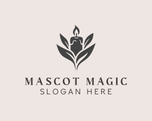 Wax Candle Light logo design