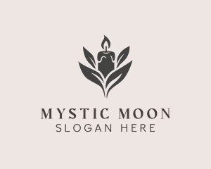 Wax Candle Light logo design