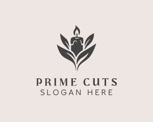 Wax Candle Light logo design