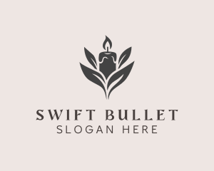 Wax Candle Light logo design