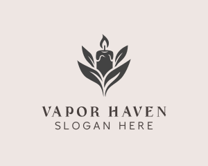 Wax Candle Light logo design