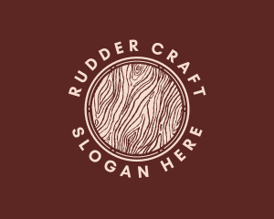 Wood Log Lumber logo design