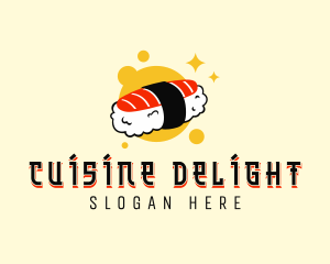 Culinary Sushi Cuisine logo design