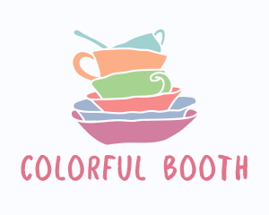 Colorful Kitchen Dishes logo design