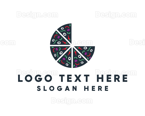 Chili Pizza Food Logo