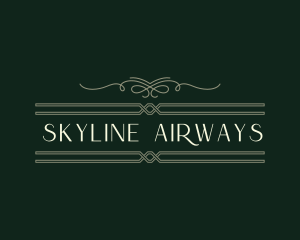 Luxury Traditional Signage logo