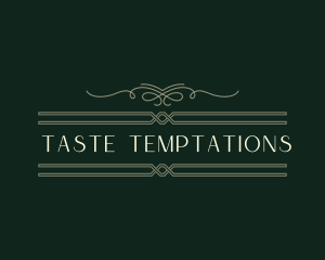 Luxury Traditional Signage logo design