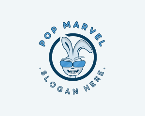 Cool Rabbit Sunglasses logo design