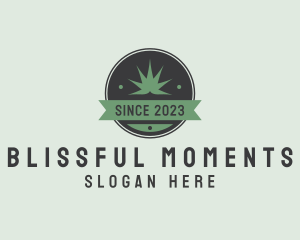 Weed Plant Banner logo
