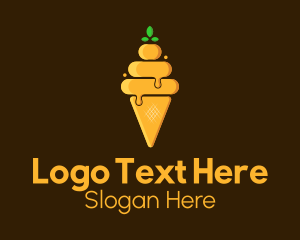 Organic Honey Ice Cream Logo