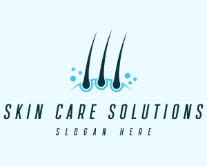 Skin Hair Follicle logo design