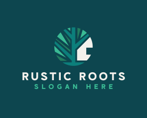 Eco Tree House logo design