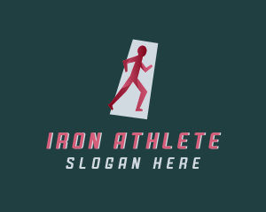 Running Athletic Varsity logo design