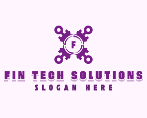 Tech Cybersecurity App logo design