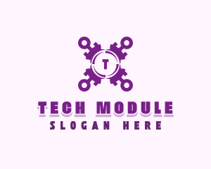 Tech Cybersecurity App logo design