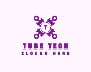 Tech Cybersecurity App logo design