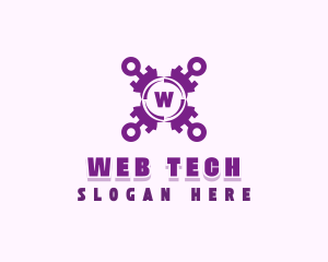 Tech Cybersecurity App logo design