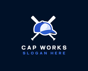 Baseball Cap Clothing logo design