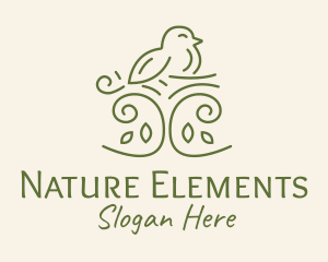 Happy Nature Bird  logo design