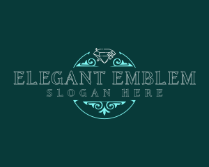  Gemstone Jewelry Business logo design