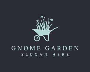 Landscaping Garden Wheelbarrow  logo design