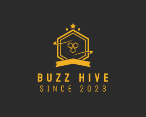 Hexagon Honey Banner logo