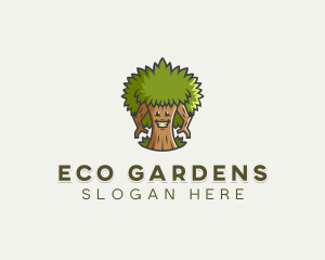 Eco Garden Planting logo design