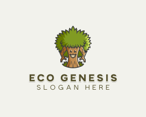 Eco Garden Planting logo design